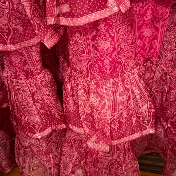 Anthropologie Let Me Be Tiered Midi Dress - Picture 5 of 6